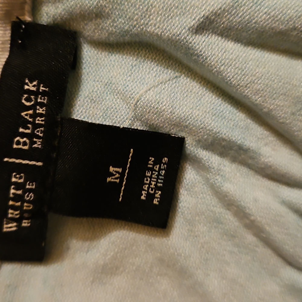 Whit house  Black  Market Floral Cardigan in Blue and White size m - Picture 3 of 10